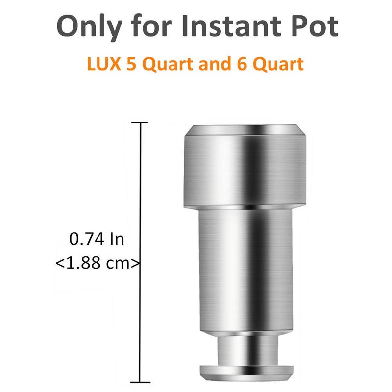 ZoneFly Original Float Valve for Instant Pot LUX 6 Qt 5Qt, Instant Pot Float Valve for IP-LUX50, IP-LUX60 Pressure Cooker with Seal Leaks Ring - Image 2